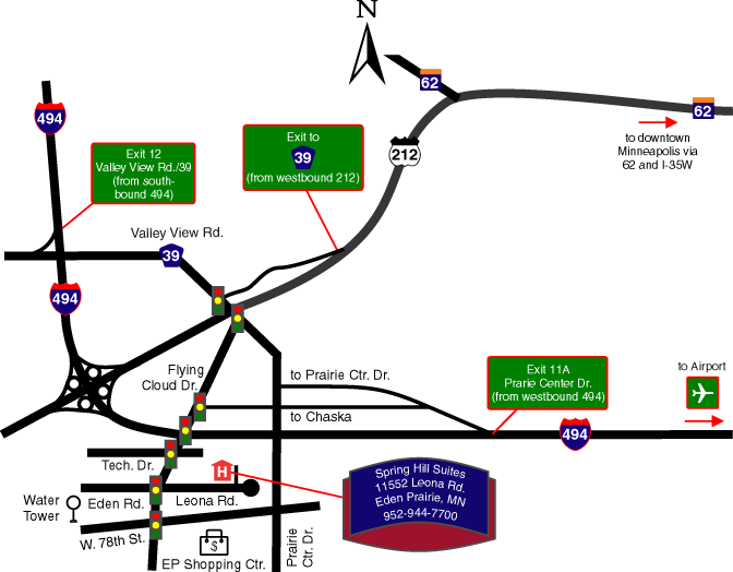 Map to NVE Annual Meeting